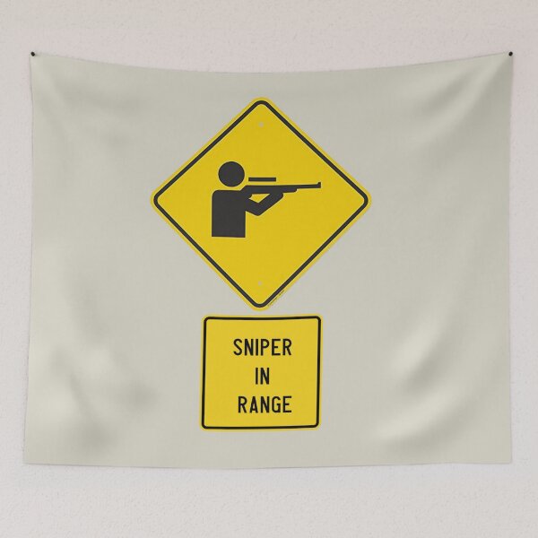 Item preview, SIGNS OF THE TIMES   SNIPER HAZZARD designed and sold by THE AMERICAN TEEVANGELIST.
