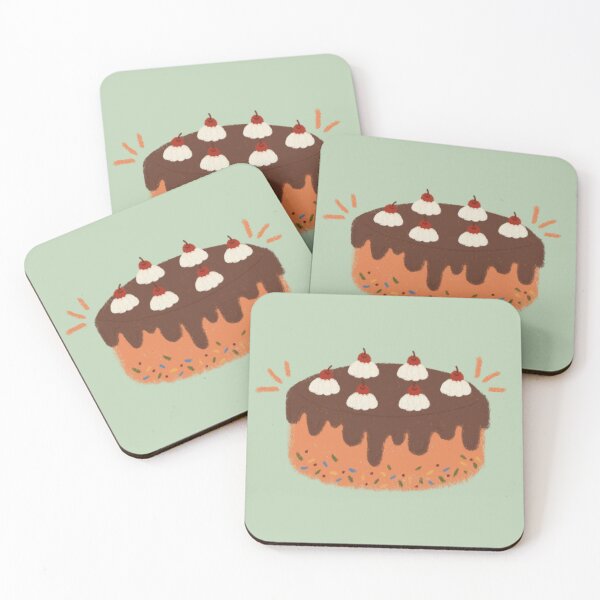 Item preview, Chocolate Carrot Cake Illustration designed and sold by SageKimIllust.