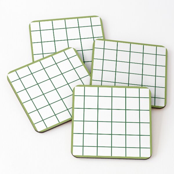 Item preview, green plaid grid designed and sold by siswhichsis.