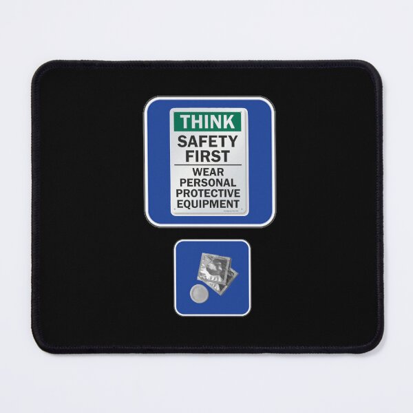 Item preview, SIGNS OF THE TIMES   SAFETY FIRST designed and sold by THE AMERICAN TEEVANGELIST.