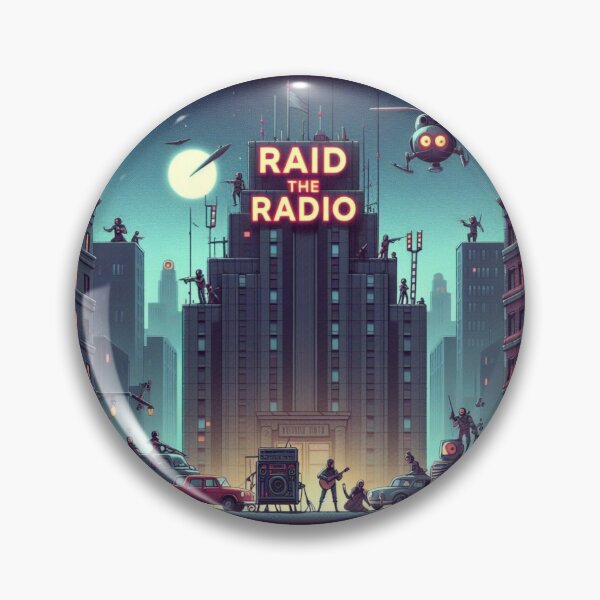 Artikelvorschau, Überfall auf das Radio 1 entworfen und verkauft von Cyphertribe.