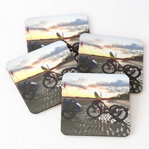 Item preview, Recumbent Trike beach sunrise designed and sold by Mark Grimsley.