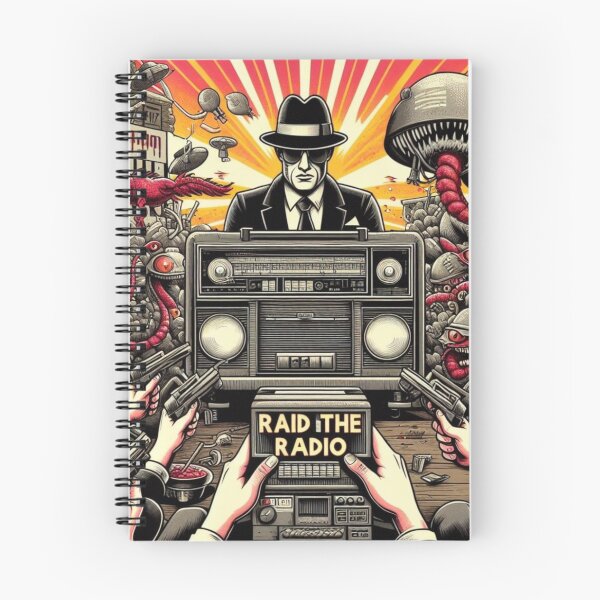 Item preview, Raid the Radio 2.0 designed and sold by Cyphertribe.