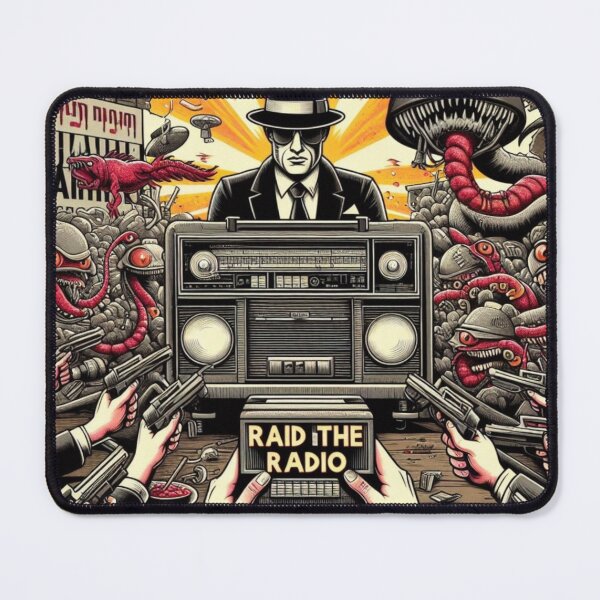 Item preview, Raid the Radio 2.0 designed and sold by Cyphertribe.