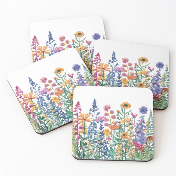 Item preview, Colorful Wildflowers, Botanicals, Floral designed and sold by MyLittleOwl.