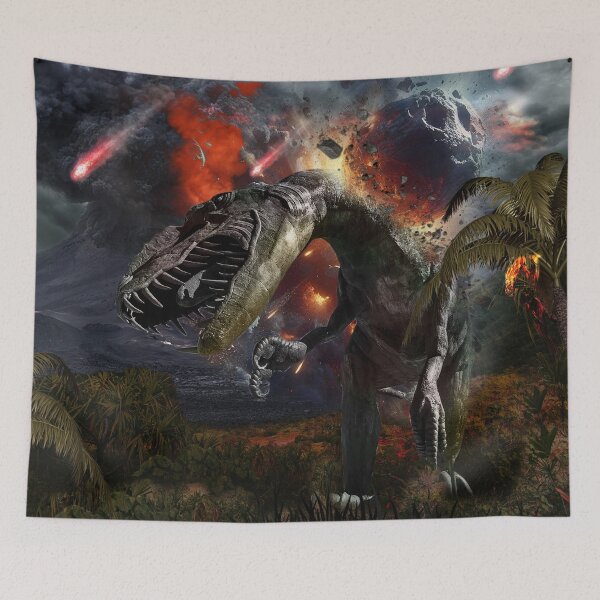Item preview, Dinosaur Asteroid Extinction designed and sold by Wild Style.