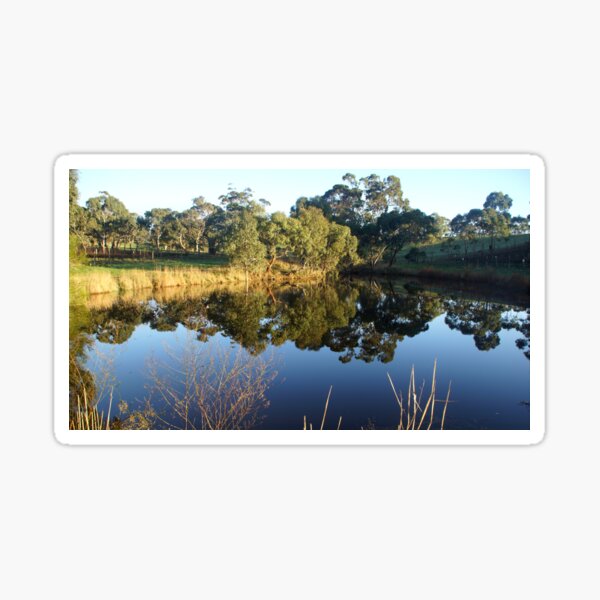 Item preview, The Big Dam at Magpie Springs by Adelaide Artist Avril Thomas designed and sold by MagpieSprings.