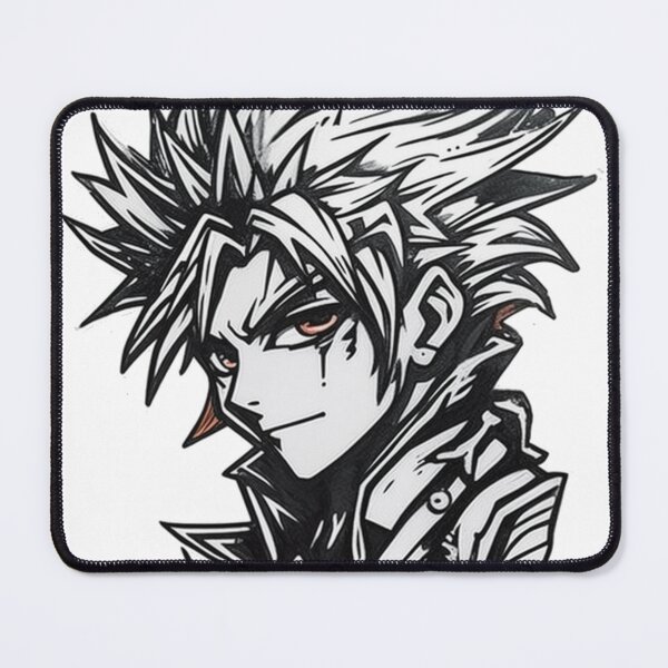Item preview, Sketch Drawing Cool Anime Guy designed and sold by PCGDrawing.