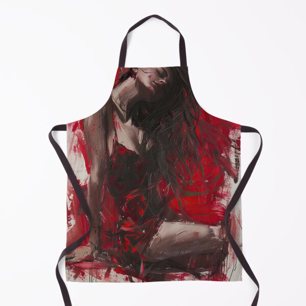 Item preview, Red Elegance: Gorgeous Woman in Red Dress designed and sold by krishutd.