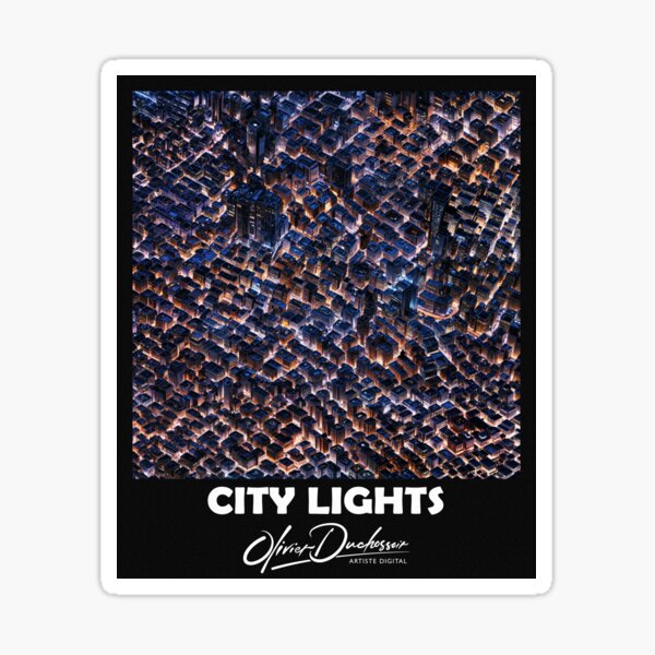 Aperçu de l'œuvre City lights 13 créée et vendue par olivier duchossoir.