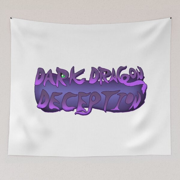 Item preview, Dark Dragon Deception Logo Print Version designed and sold by DarkDragonDeception - Claudia.
