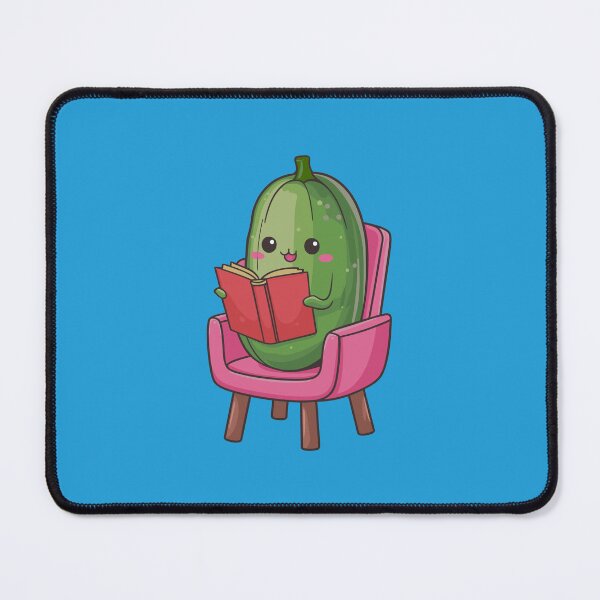 Item preview, Kawaii Cucumber is reading a book designed and sold by MaateoDesign.