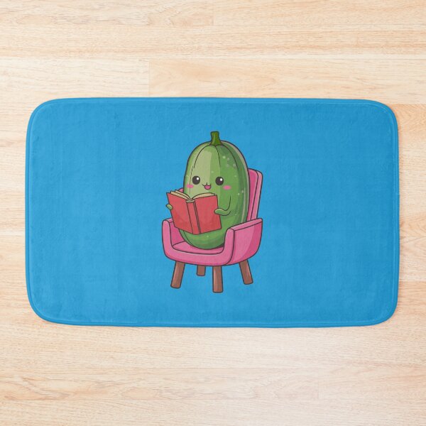 Item preview, Kawaii Cucumber is reading a book designed and sold by MaateoDesign.