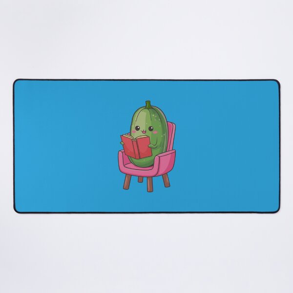 Item preview, Kawaii Cucumber is reading a book designed and sold by MaateoDesign.