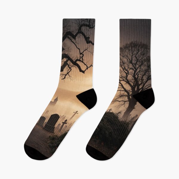 Item preview, Halloween Black Cat & Full Moon Spooky Cemetery designed and sold by EnchantedVista.