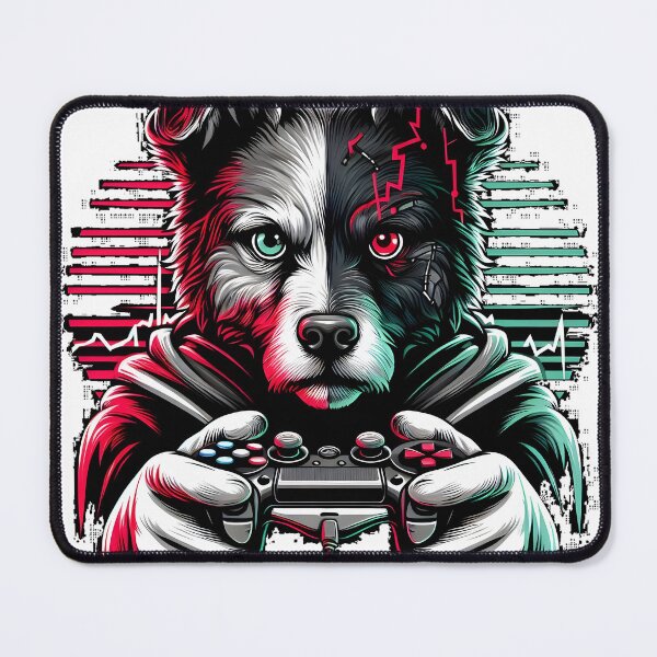 Item preview, Meet Rex, the ultimate gamer dog! designed and sold by Focus-Photo-PG.
