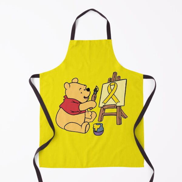 Item preview, Yellow Bear Painting an Awareness Ribbon (Yellow) designed and sold by CaitlynConnor.