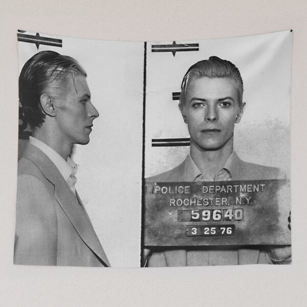 Item preview, Famous Mugshots - David Bowie, 1976 designed and sold by blackink-design.