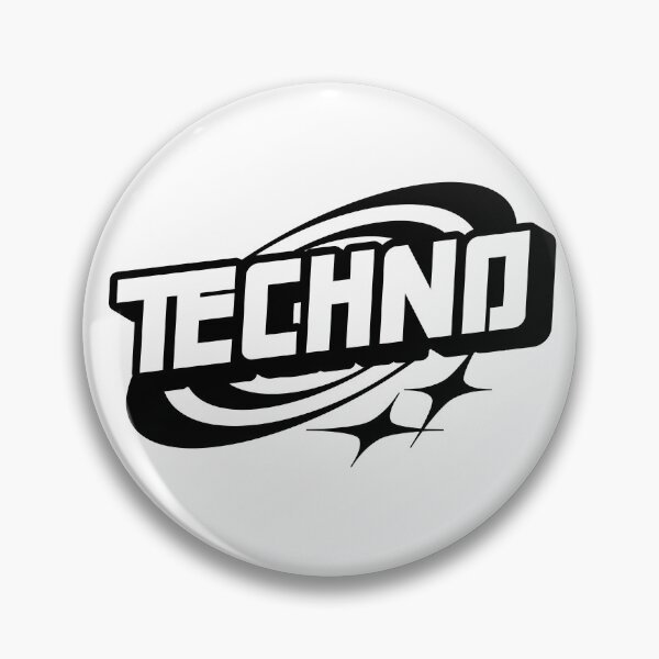 Artikelvorschau, TECHNO - Ringe Y2K Tech (schwarz) entworfen und verkauft von Discothreadz.