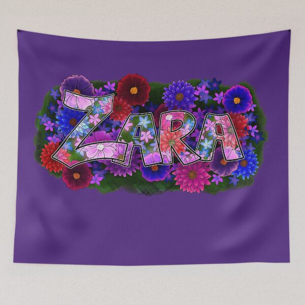 Item preview, Zara Name Art designed and sold by AvalonUnmuzzled.