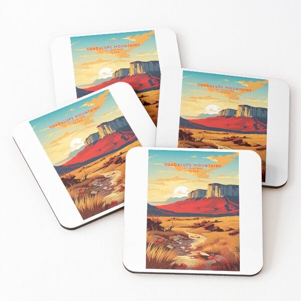 Item preview, Guadalupe Mountains National Park Desert Peaks designed and sold by NeuralVibe.
