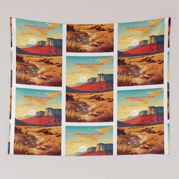 Item preview, Guadalupe Mountains National Park Desert Peaks designed and sold by NeuralVibe.