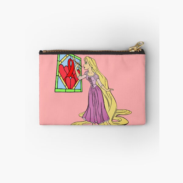 Item preview, Long Haired Girl Painting an Awareness Ribbon (Red) designed and sold by CaitlynConnor.