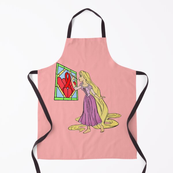 Item preview, Long Haired Girl Painting an Awareness Ribbon (Red) designed and sold by CaitlynConnor.