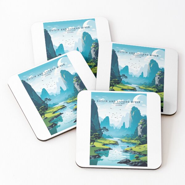 Item preview, Guilin and Lijiang River National Park Karst Wonderland designed and sold by NeuralVibe.