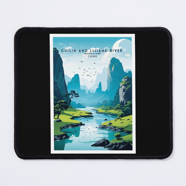 Item preview, Guilin and Lijiang River National Park Karst Wonderland designed and sold by NeuralVibe.