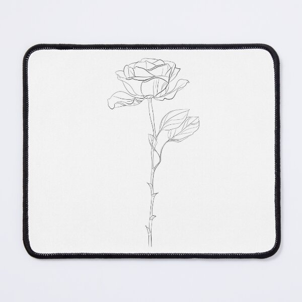 Item preview, Minimalist Flower Line Drawing designed and sold by chi3-jp.