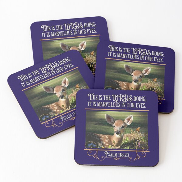 Item preview, Fawn & Bible Quote Psalm 118:23 designed and sold by chrisgalindo.