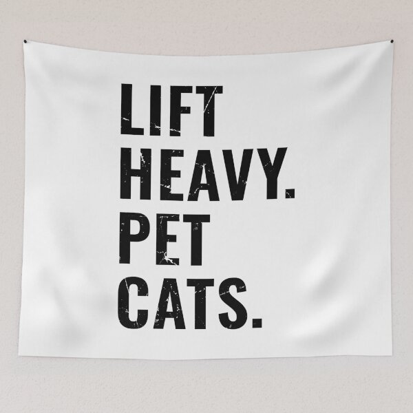 Item preview, Lift Heavy Pet Cats, Funny Cat Lover Gym Lifting Enthusiast designed and sold by Singhe Design.