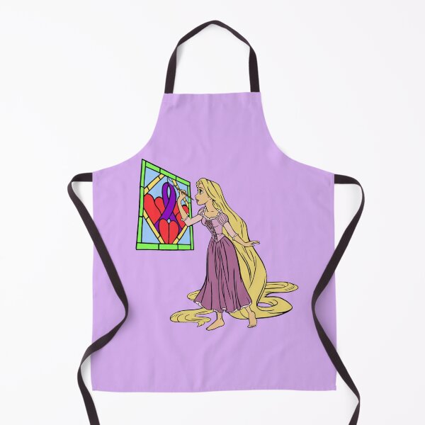 Item preview, Long Haired Girl Painting an Awareness Ribbon (Purple) designed and sold by CaitlynConnor.