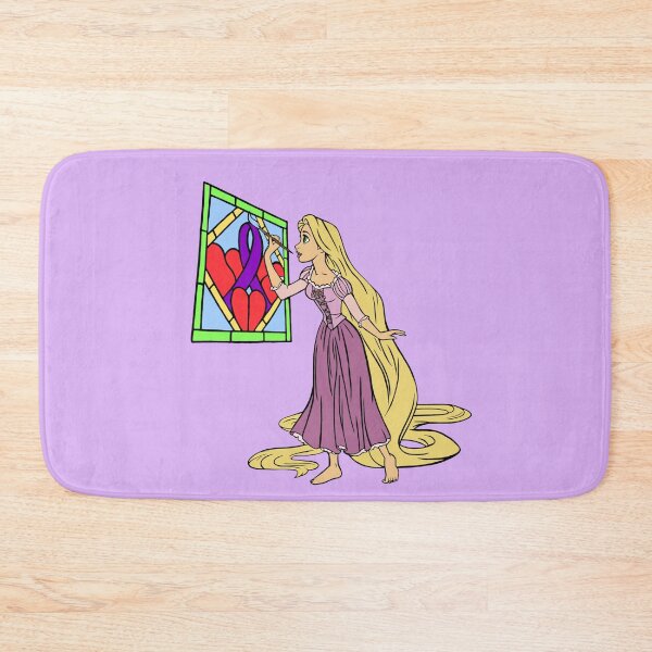 Item preview, Long Haired Girl Painting an Awareness Ribbon (Purple) designed and sold by CaitlynConnor.