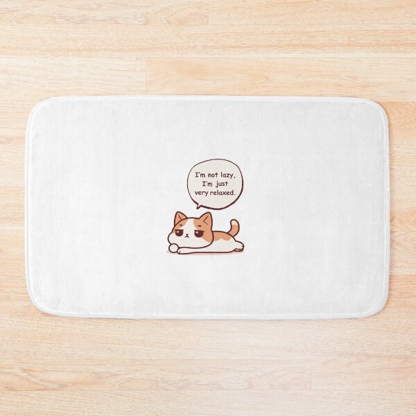Item preview, Cat Not Lazy, Just Relaxed designed and sold by TeeGleam.