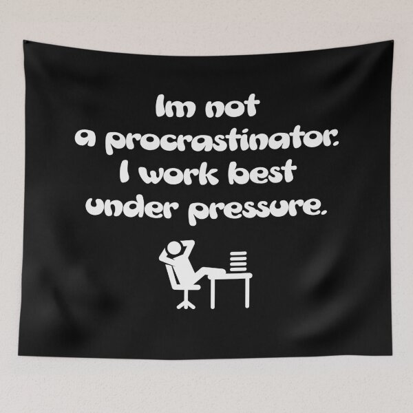 Item preview, Not a procrastinator designed and sold by mr-k-store.