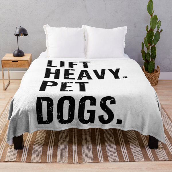 Item preview, Lift Heavy Pet Dogs, Funny Dog Lover Gym Lifting Workout designed and sold by Singhe Design.
