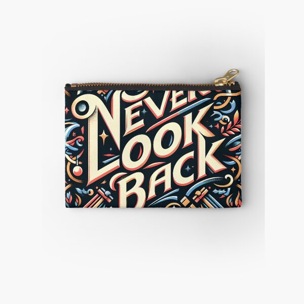 Item preview, Never look back, typography designed and sold by maxmaj.
