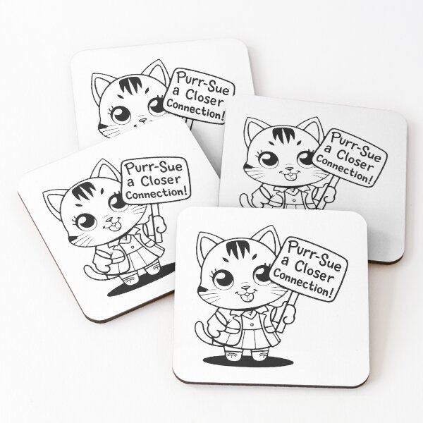 Item preview, Purr-Sue a Closer Connection!: A Cartoon Cat Encourages Stronger Bonds designed and sold by SplashTastic.