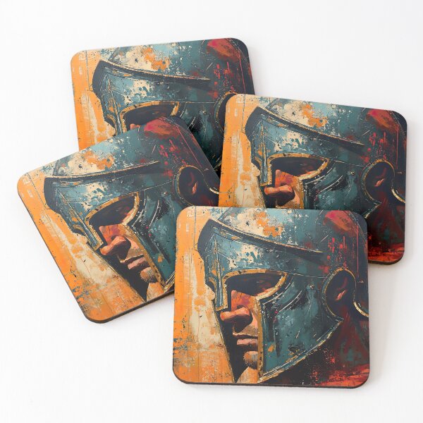 Item preview, spartan warrior portrait designed and sold by ururuty.