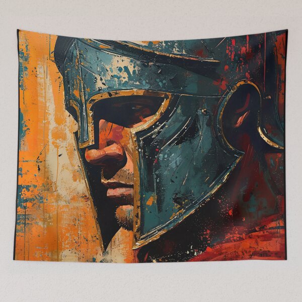 Item preview, spartan warrior portrait designed and sold by ururuty.