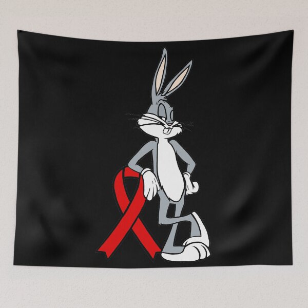 Item preview, Rabbit With Awareness Ribbon (Red) designed and sold by CaitlynConnor.