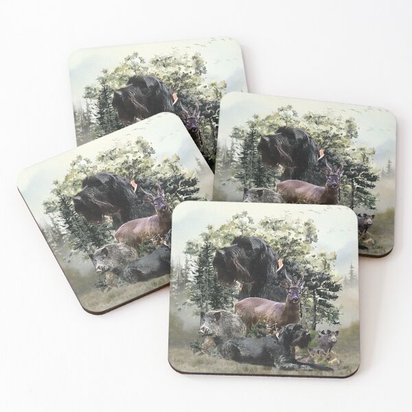 Item preview, Wirehaired Pointer ,  Outdoors Hunting designed and sold by TammyHunterArt.