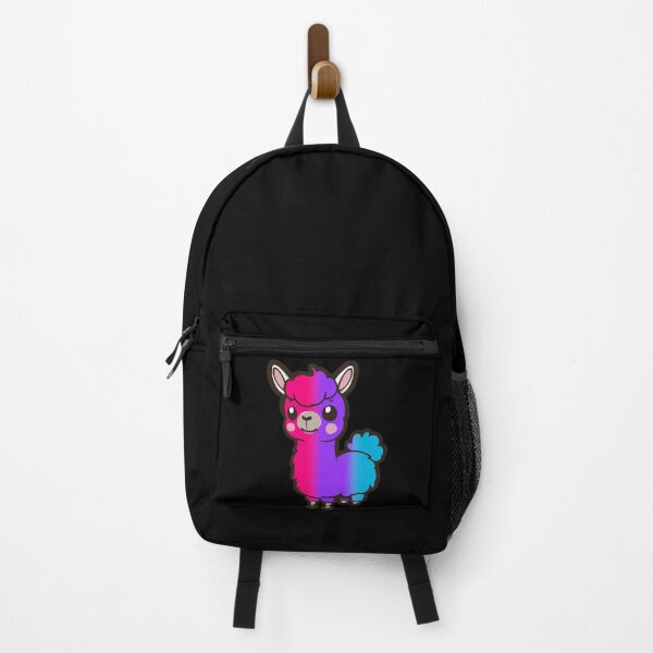 Item preview, Cute Androgynous Pride Flag Llama, Kawaii Androgynous Pride Design designed and sold by Travelslightly.