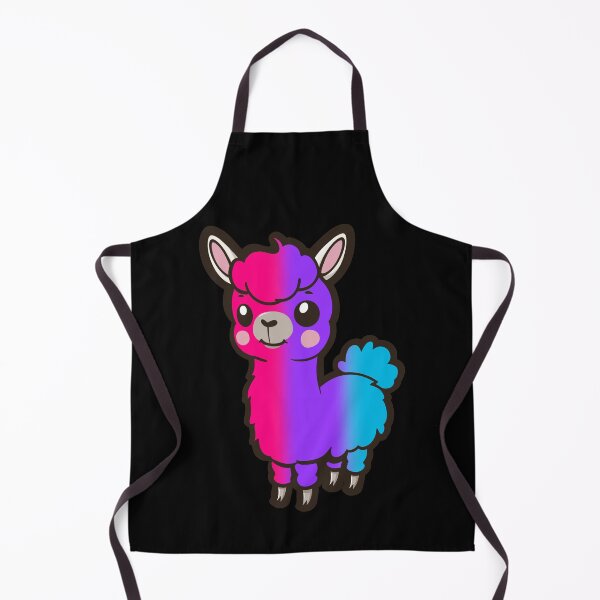Item preview, Cute Androgynous Pride Flag Llama, Kawaii Androgynous Pride Design designed and sold by Travelslightly.