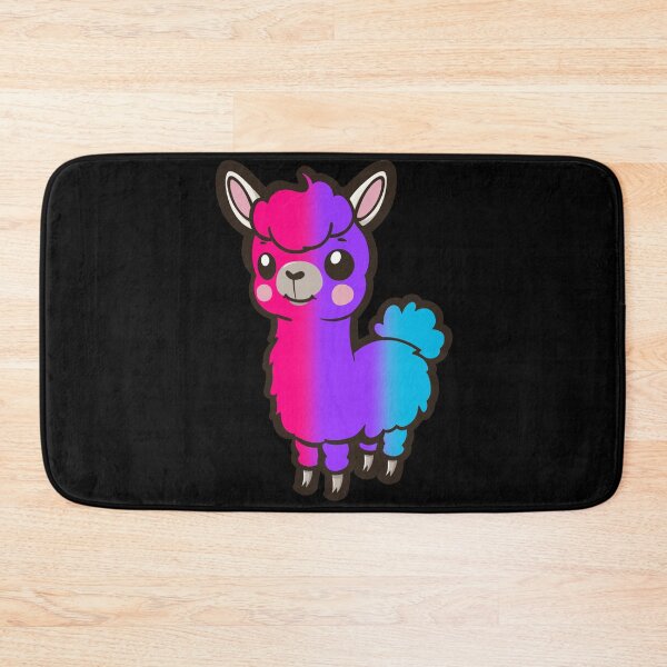 Item preview, Cute Androgynous Pride Flag Llama, Kawaii Androgynous Pride Design  designed and sold by Travelslightly.