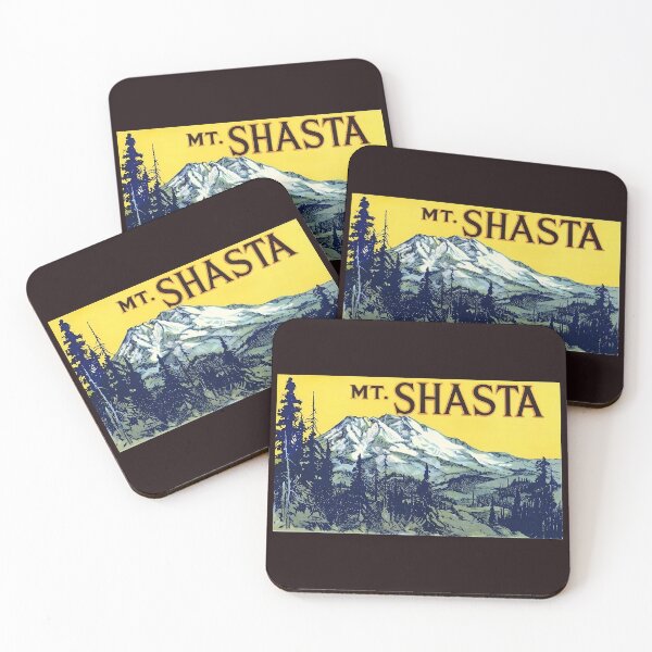 Item preview, Mount Shasta California Vintage Retro Classic designed and sold by Way Way Cool.
