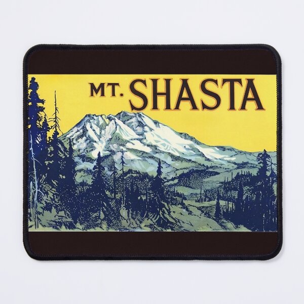 Item preview, Mount Shasta California Vintage Retro Classic designed and sold by Way Way Cool.