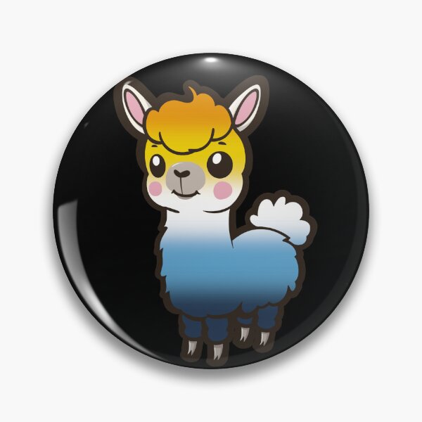 Item preview, Cute AroAce Pride Flag Llama, Kawaii AroAce Pride Design  designed and sold by Travelslightly.